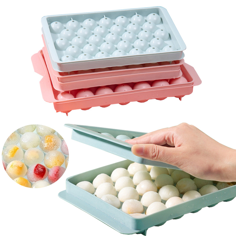 Round Ice Cube Tray Creative H - Coaster Mold Round ulasan dan harga