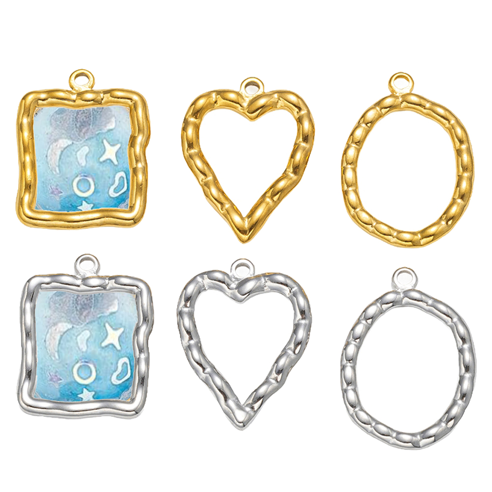 5pcs Stainless Steel Heart Rou - Resin Craft Projects ulasan dan harga