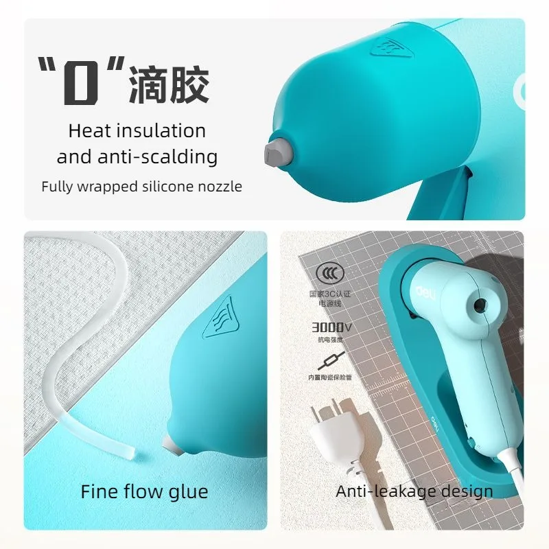 Deli Hot Melt Glue Gun With 7M - Heat Gun Small ulasan dan harga
