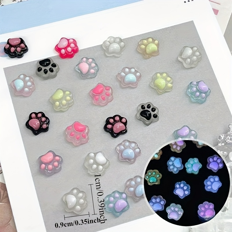 100 pieces luminous resin cat' - Resin Crafts Diy ulasan dan harga
