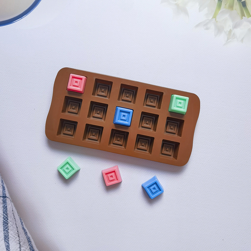 Classical Chocolate Mold Squar - Silicone Mold Tray ulasan dan harga