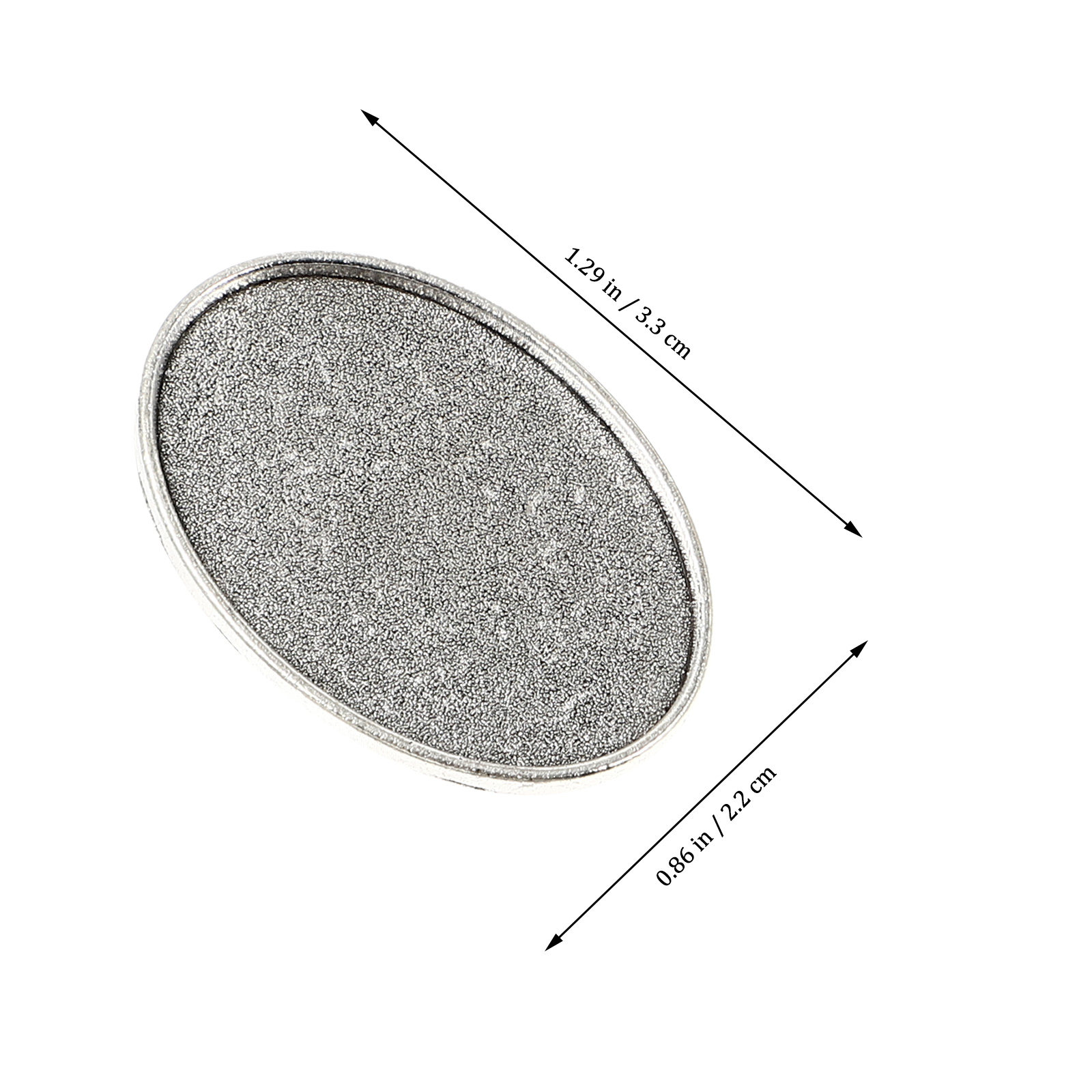 5Pcs 25Mm Elegant Alloy Brooch - Resin Crafts Diy ulasan dan harga