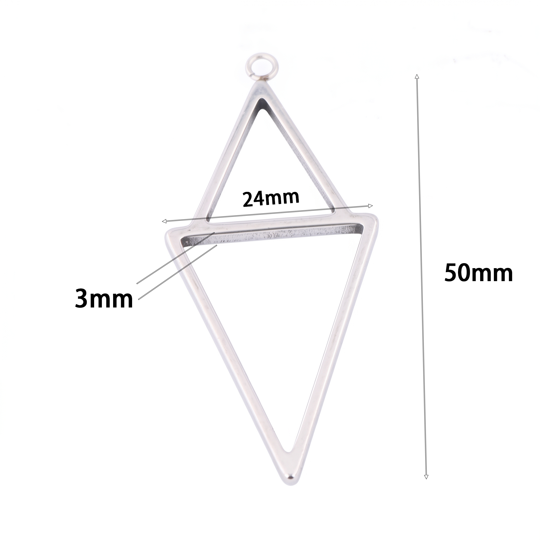 10pcs Square Triangle 3mm Thic - Resin Craft Projects ulasan dan harga