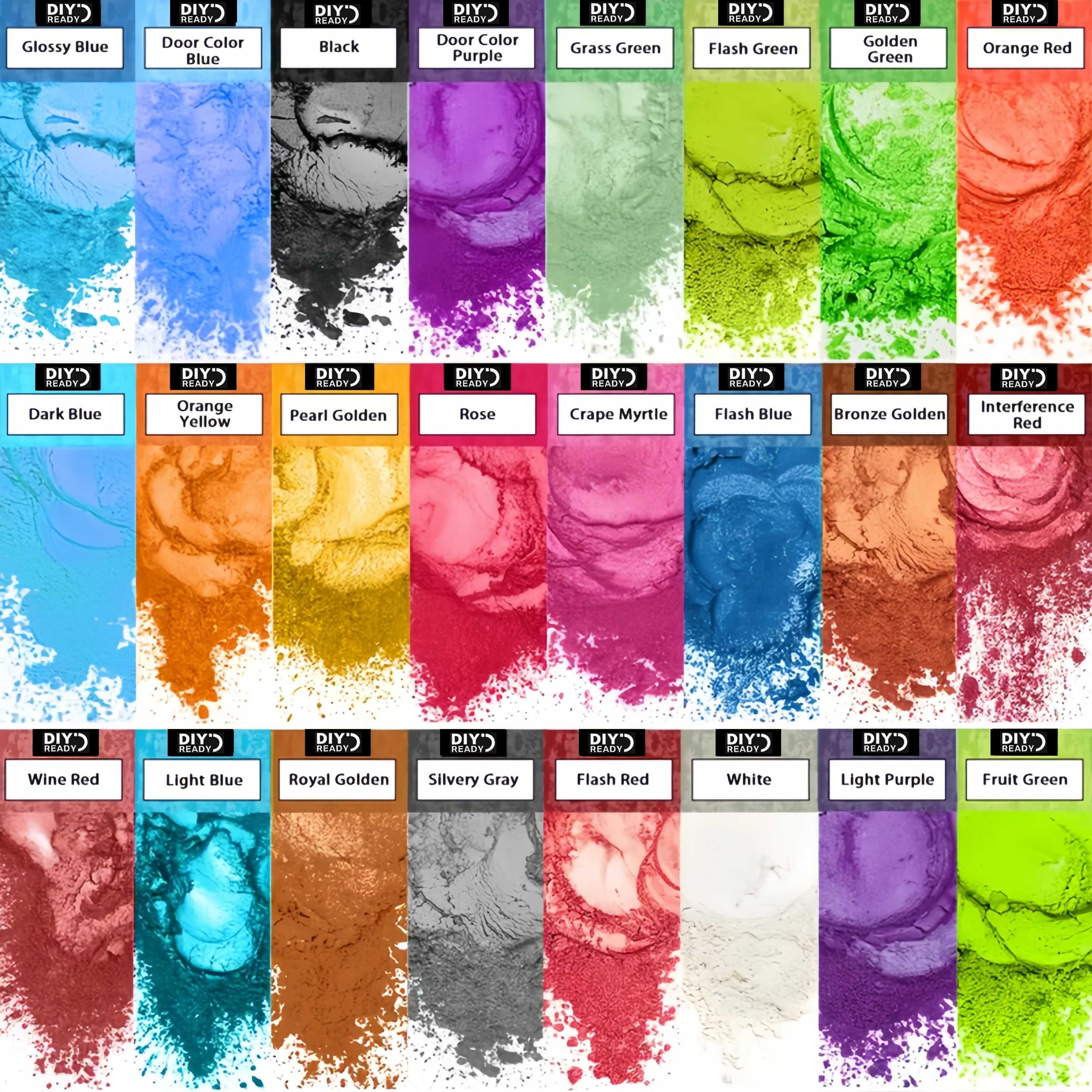 24 Colors/8 Colors 5g 0.18oz P - Resin Pigment Set ulasan dan harga