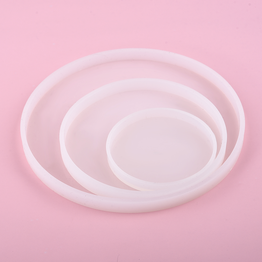 DIY Round Square Rectangle Sha - Coaster Mold Round ulasan dan harga
