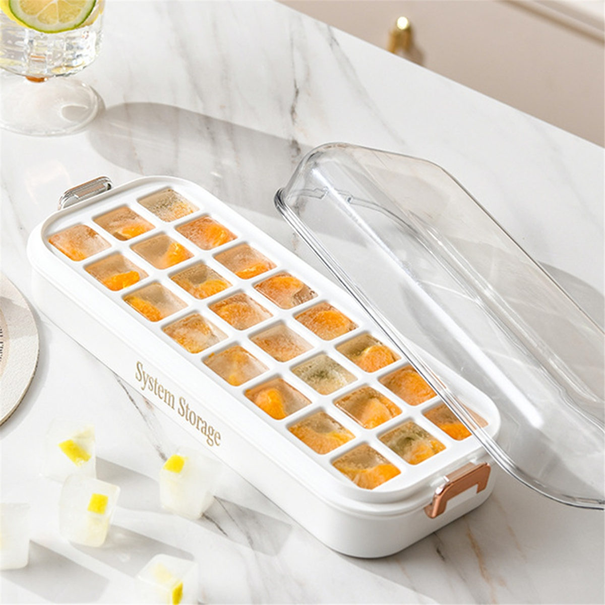 Y31A 24Grid Type Ice Tray Mold - Silicone Mold Tray ulasan dan harga