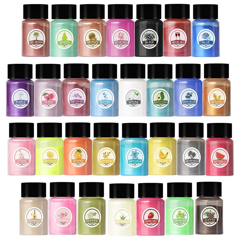 10g Pearlescent Powder Resin P - Resin Pigment Set ulasan dan harga