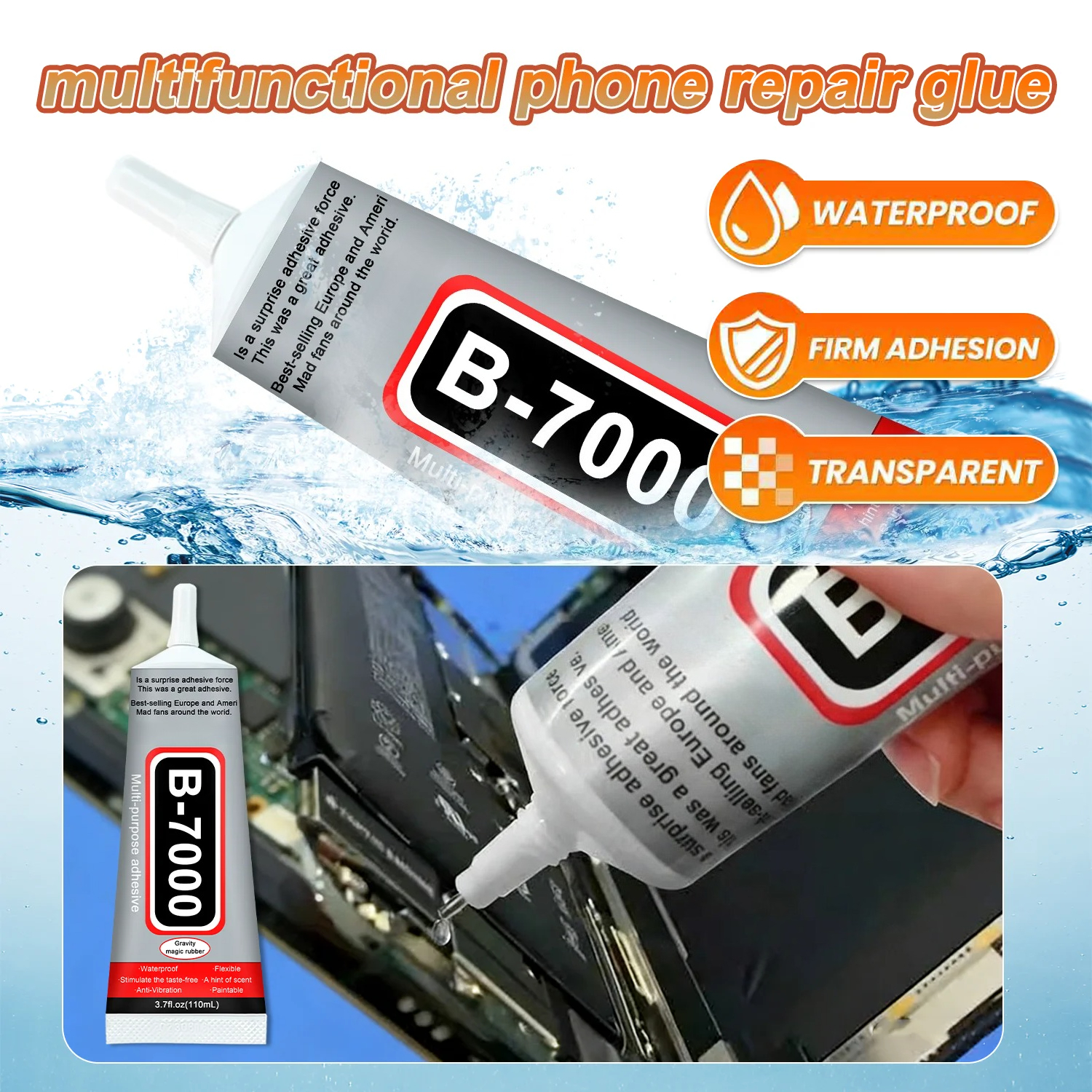 Super Glue B-7000 Loolifl 1-10 - Crafting Resin ulasan dan harga
