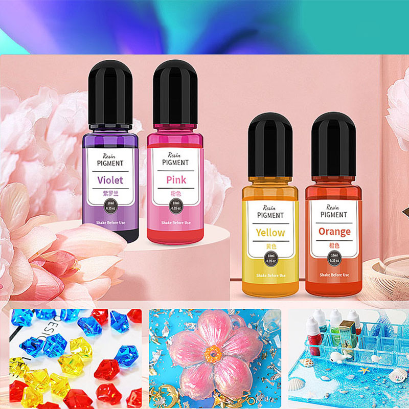 24/30 Colors Set 10ml Epoxy Re - Resin Pigment Set ulasan dan harga