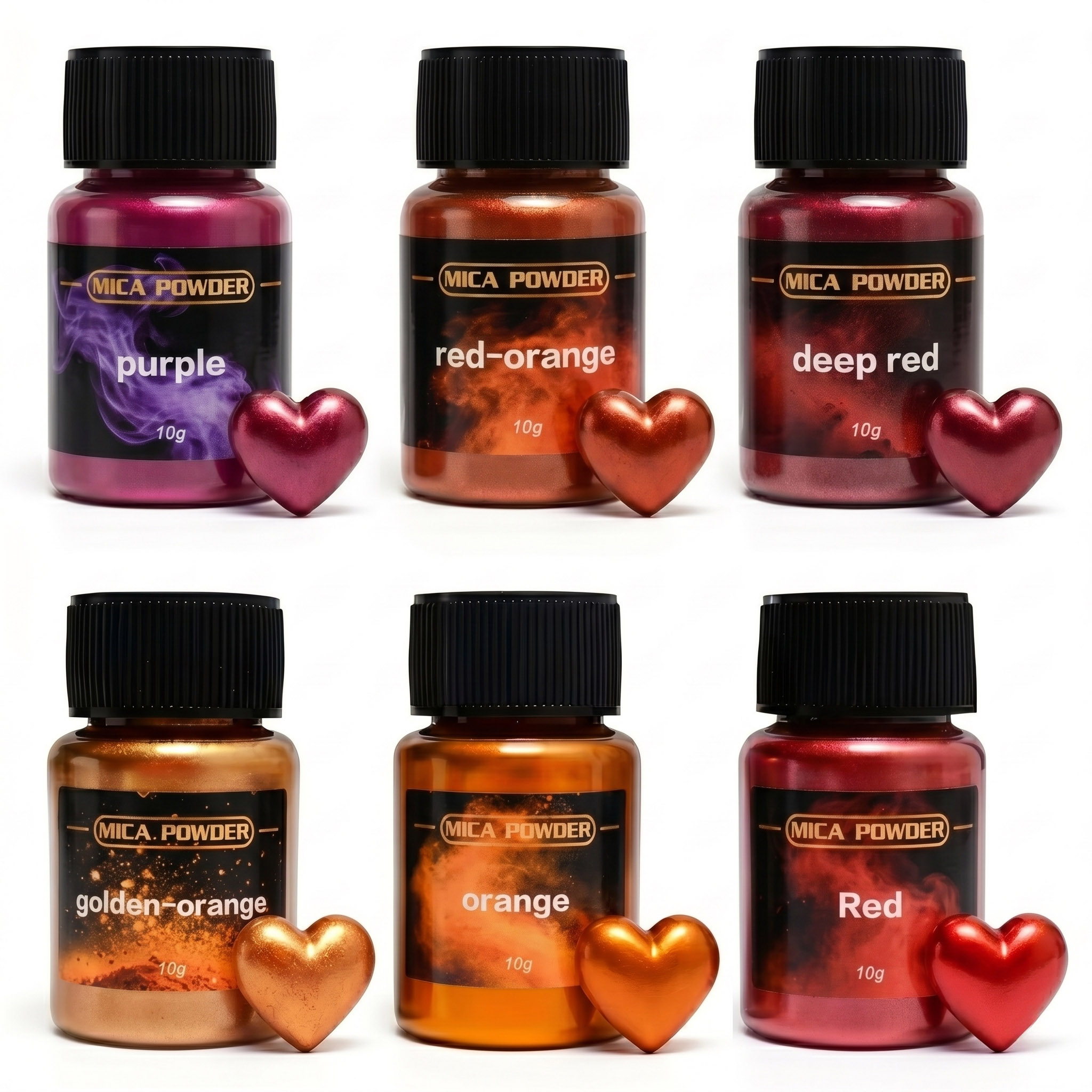 6Colors/Sets metallic powder p - Resin Pigment Set ulasan dan harga