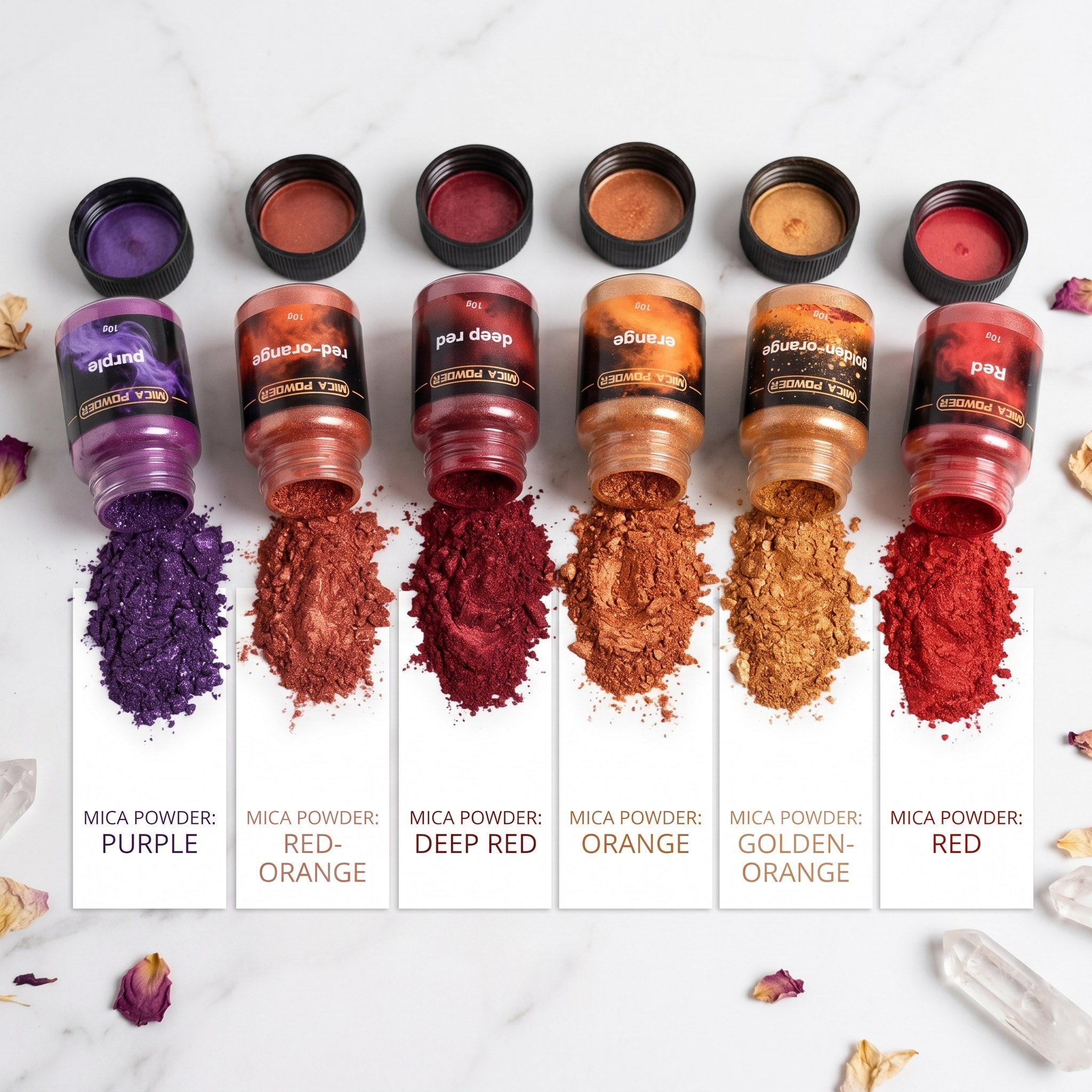 6Colors/Sets metallic powder p - Resin Pigment Set ulasan dan harga