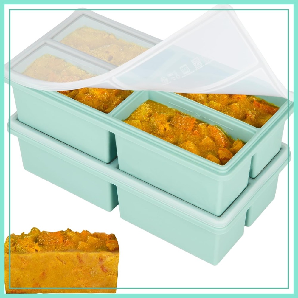 Silicone Freezer Trays with Li - Silicone Mold Tray ulasan dan harga