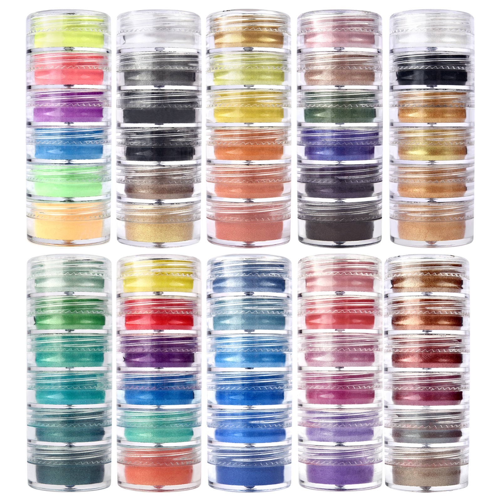 6 Colors/Set Pearlescent Powde - Resin Pigment Set ulasan dan harga